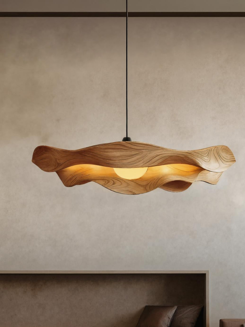 Modern Sculptural Pendant Light For Living Room