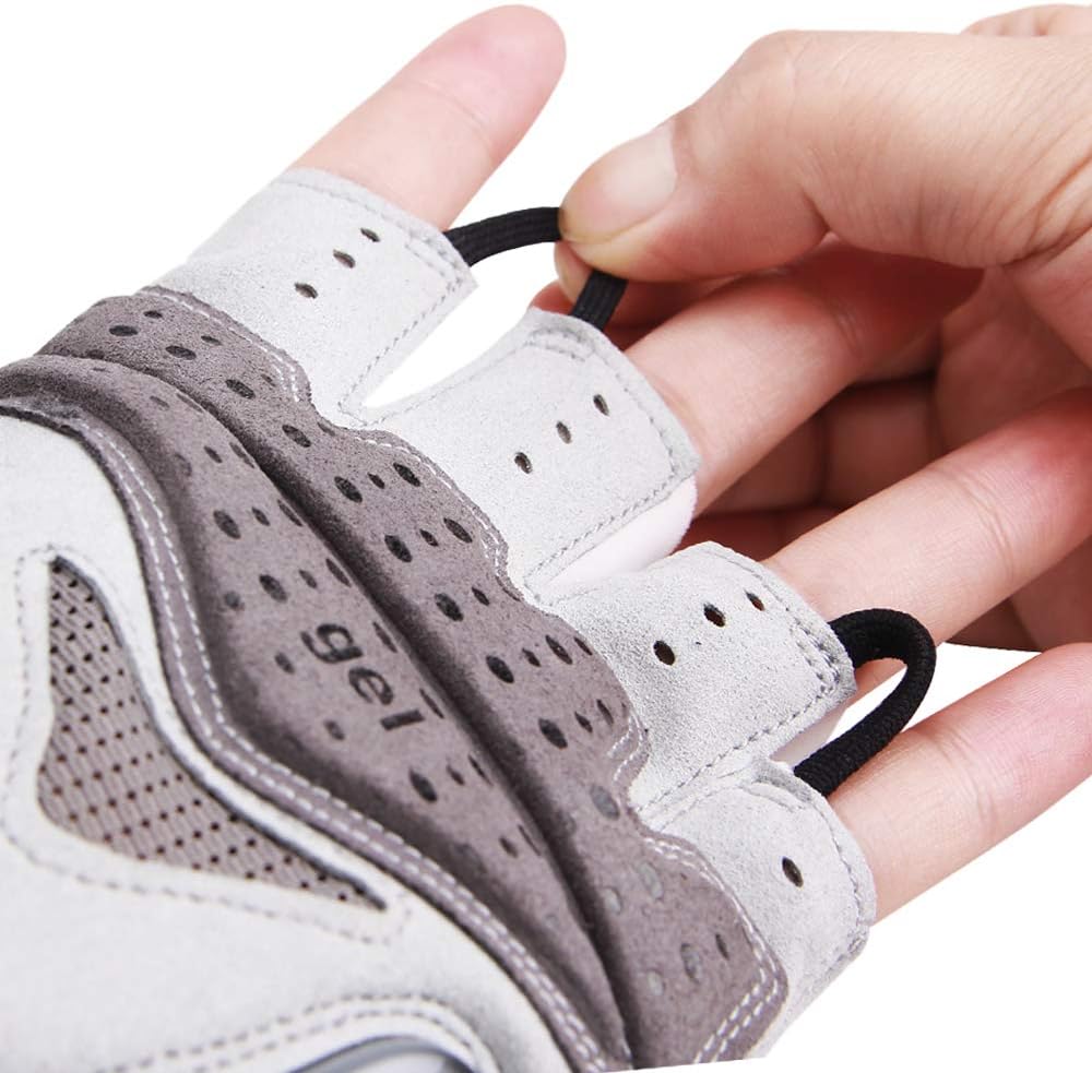 Gel Padded Half Finger Cycling Gloves – Breathable Anti-Slip