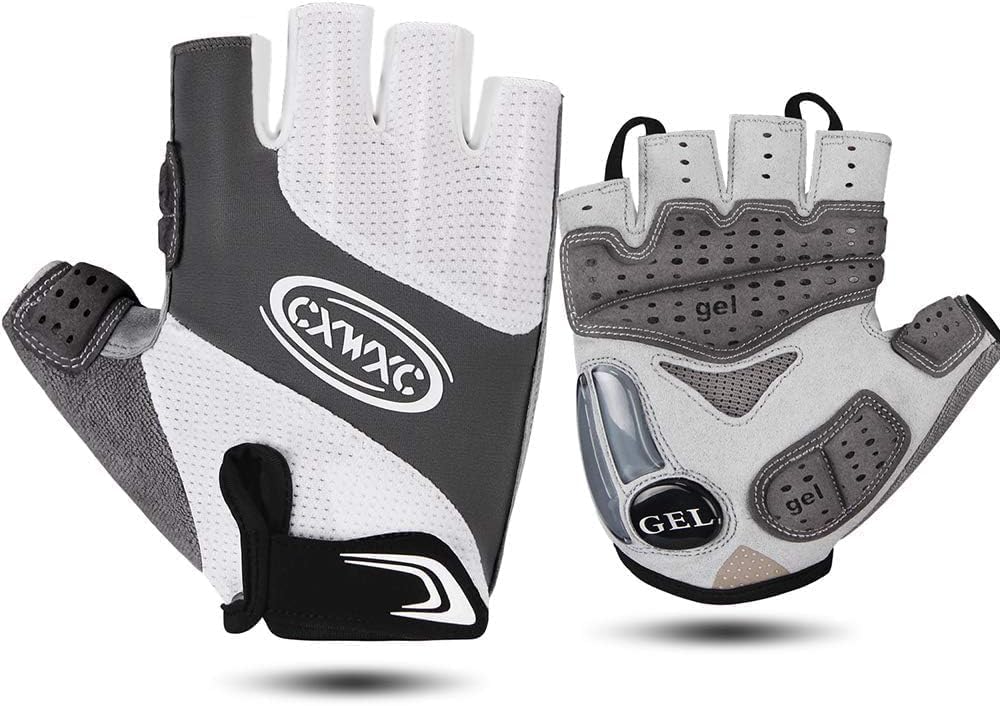 Gel Padded Half Finger Cycling Gloves – Breathable Anti-Slip