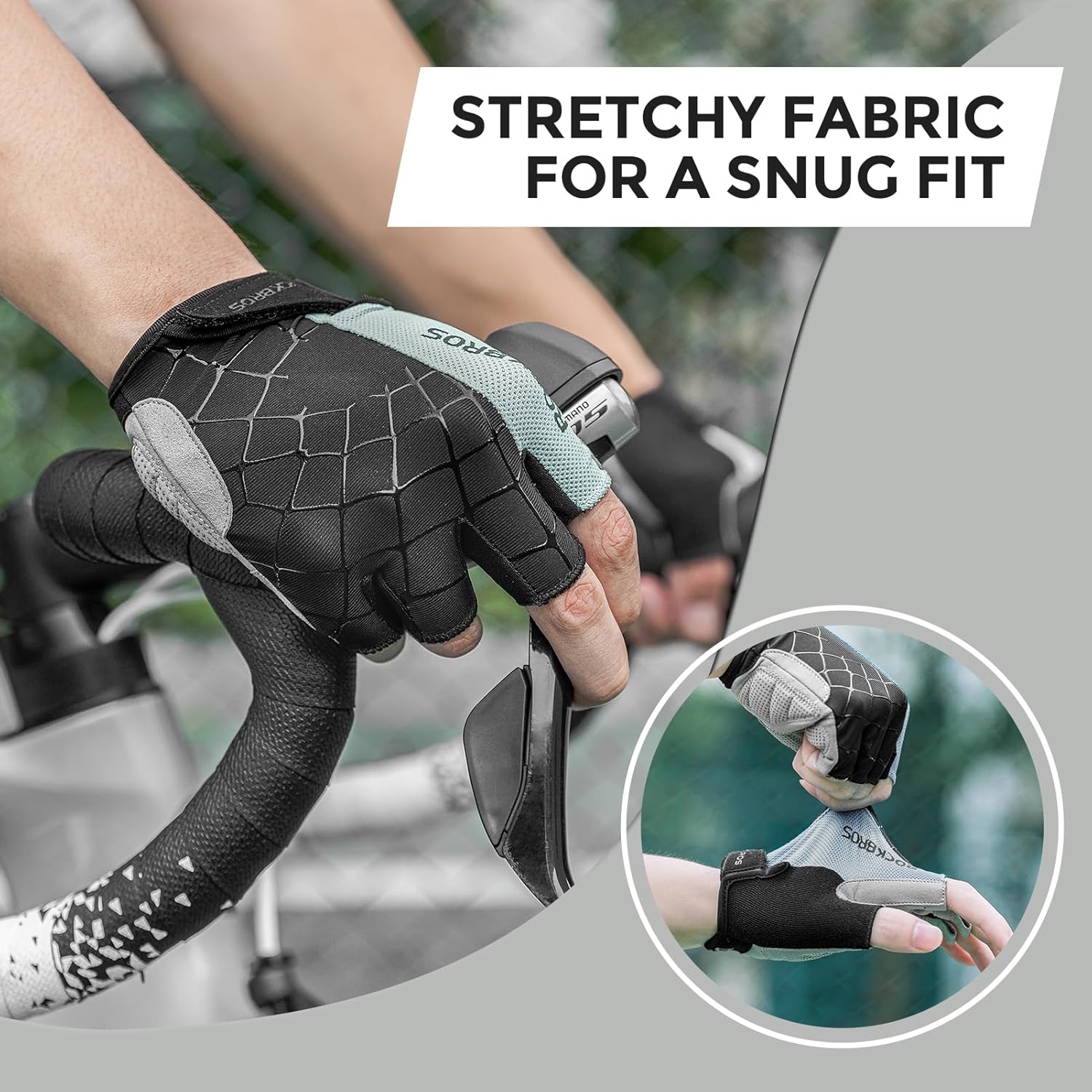 Padded Half-Finger Cycling Gloves – Anti-Slip & Breathable