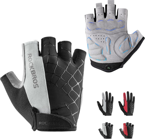 Padded Half-Finger Cycling Gloves – Anti-Slip & Breathable