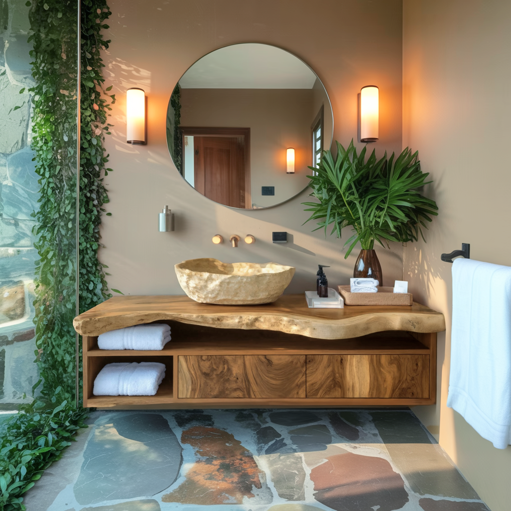Handcrafted Floating Vanity For Elegant Bathroom